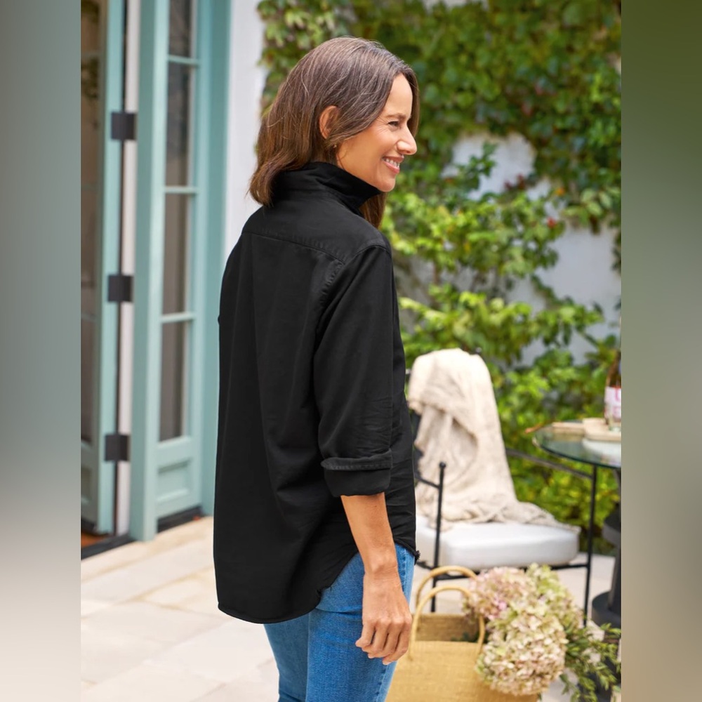 Frank and Eileen “Eileen” Button Down XXS - Black - image 2